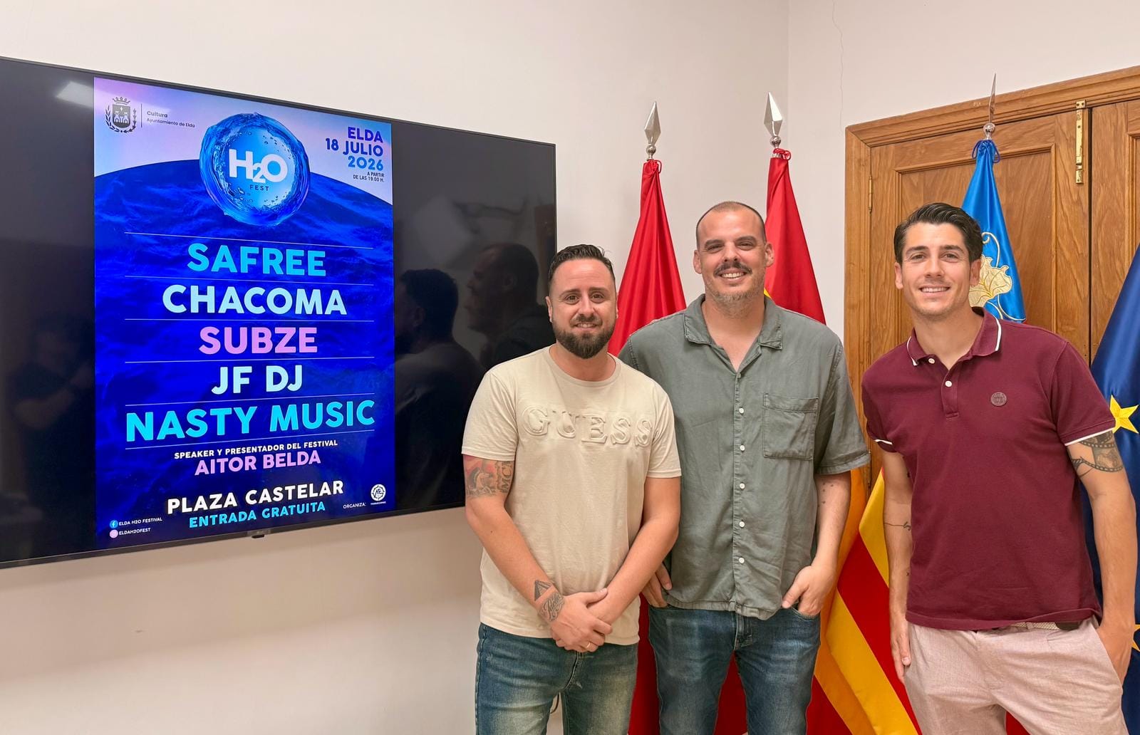 El Elda H2O Fest 2026: Chacoma, Subze y Safree
