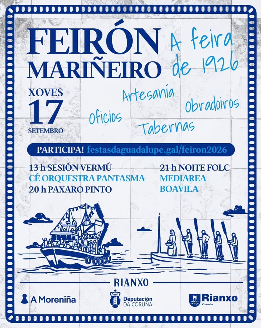 XX Feirón Mariñeiro: artesanía y música en Rianxo