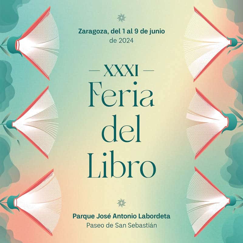 La Feria del Libro de Zaragoza llena de cultura el Parque Grande