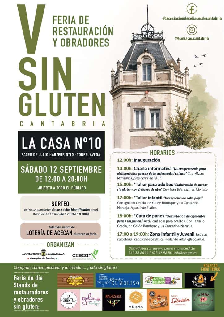 V Feria Sin Gluten de Cantabria: lo que dejó el sábado
