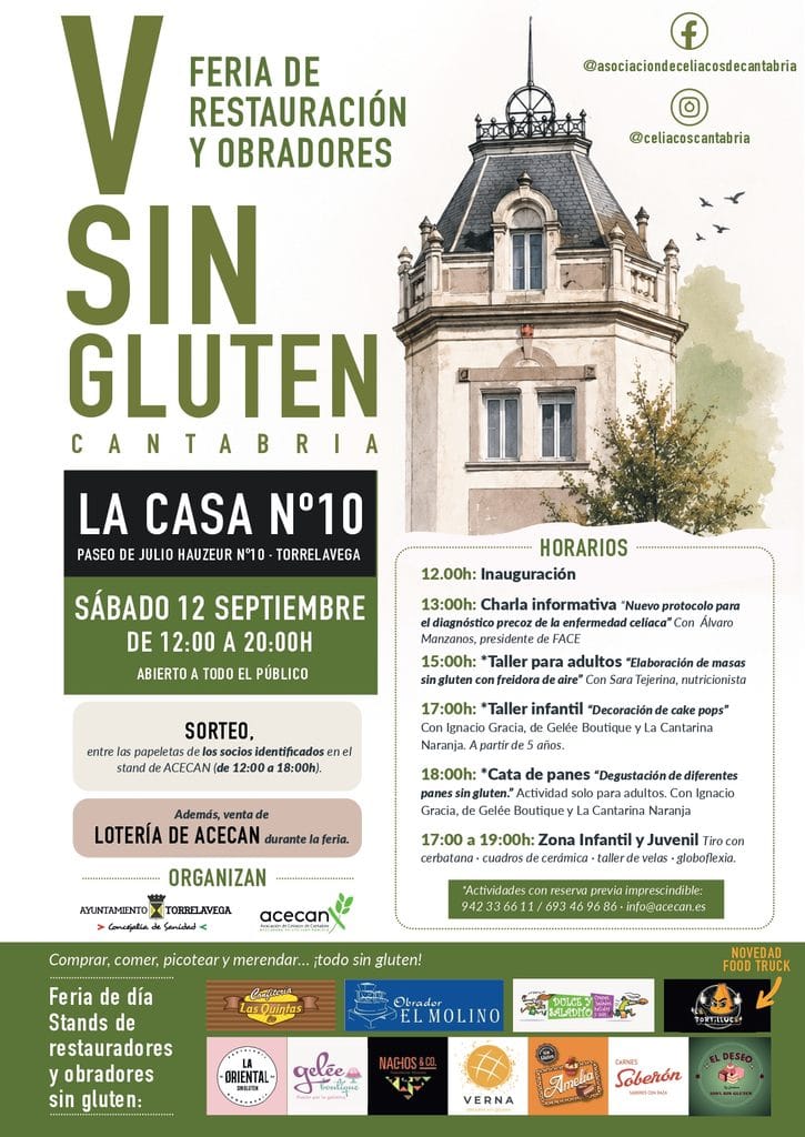 V Feria Sin Gluten de Cantabria: lo que dejó el sábado