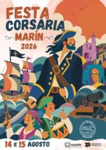 Festa Corsaria de Marín: desfiles y barcos el 14 y 15