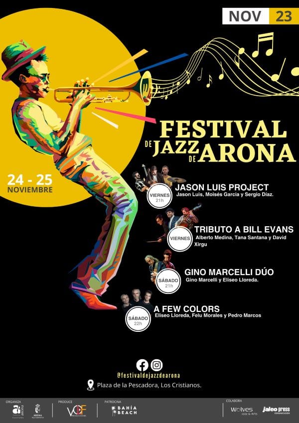 El Festival de Jazz de Arona en la Plaza de la Pescadora