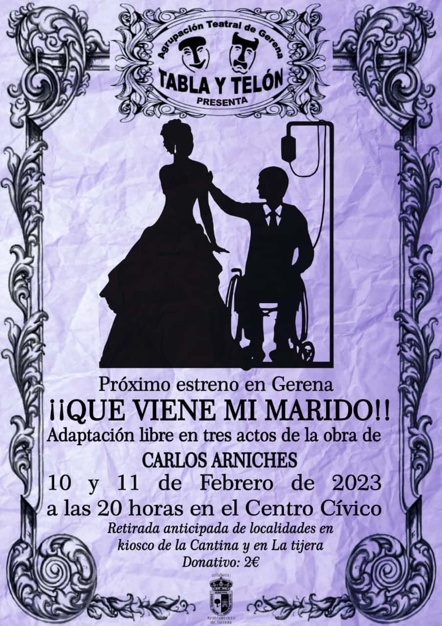 Representación teatral: Que viene mi marido