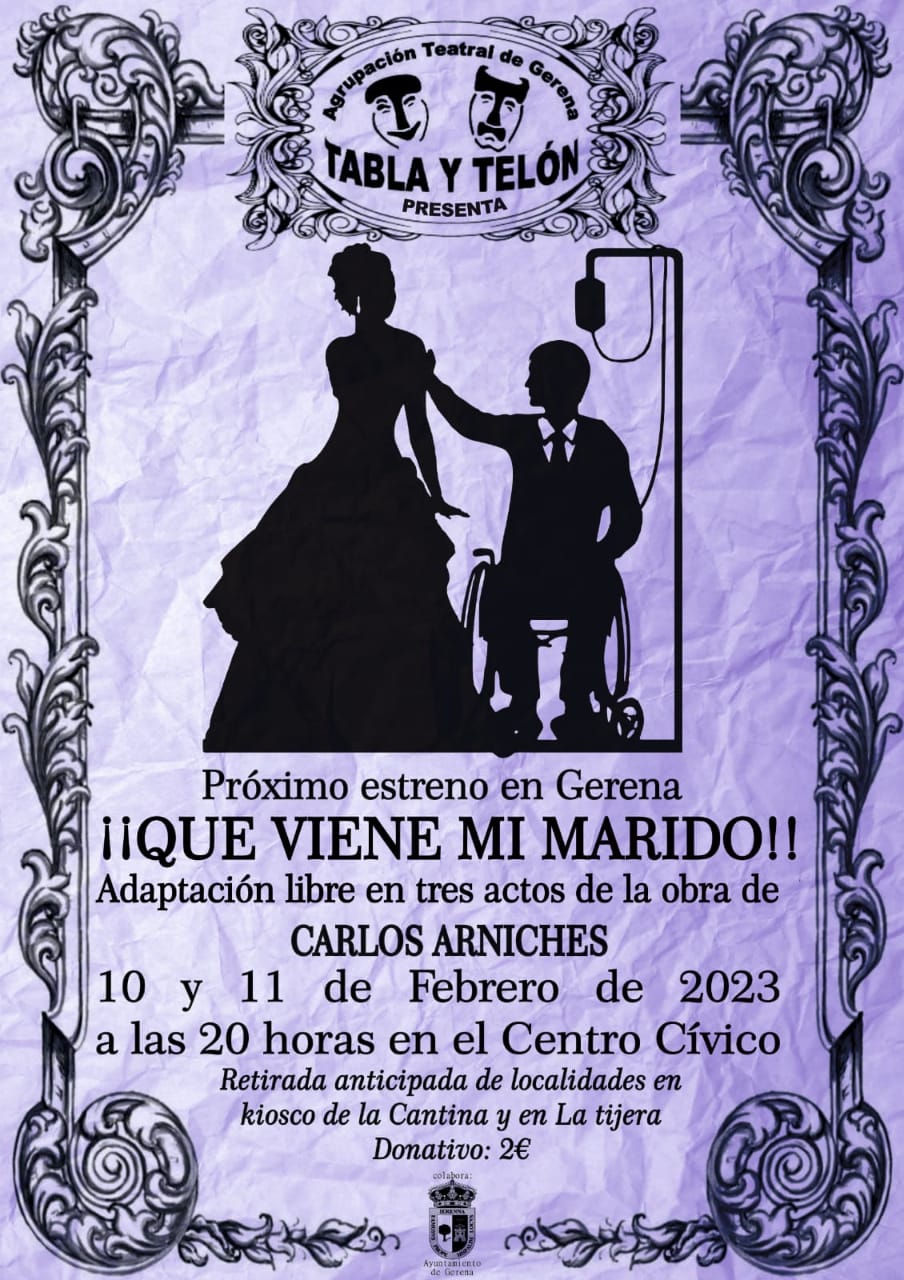 Representación teatral: Que viene mi marido
