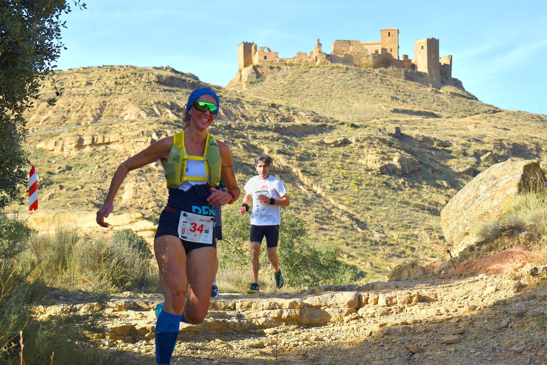 El Trail Montearagón estrena bajada iluminada con LED