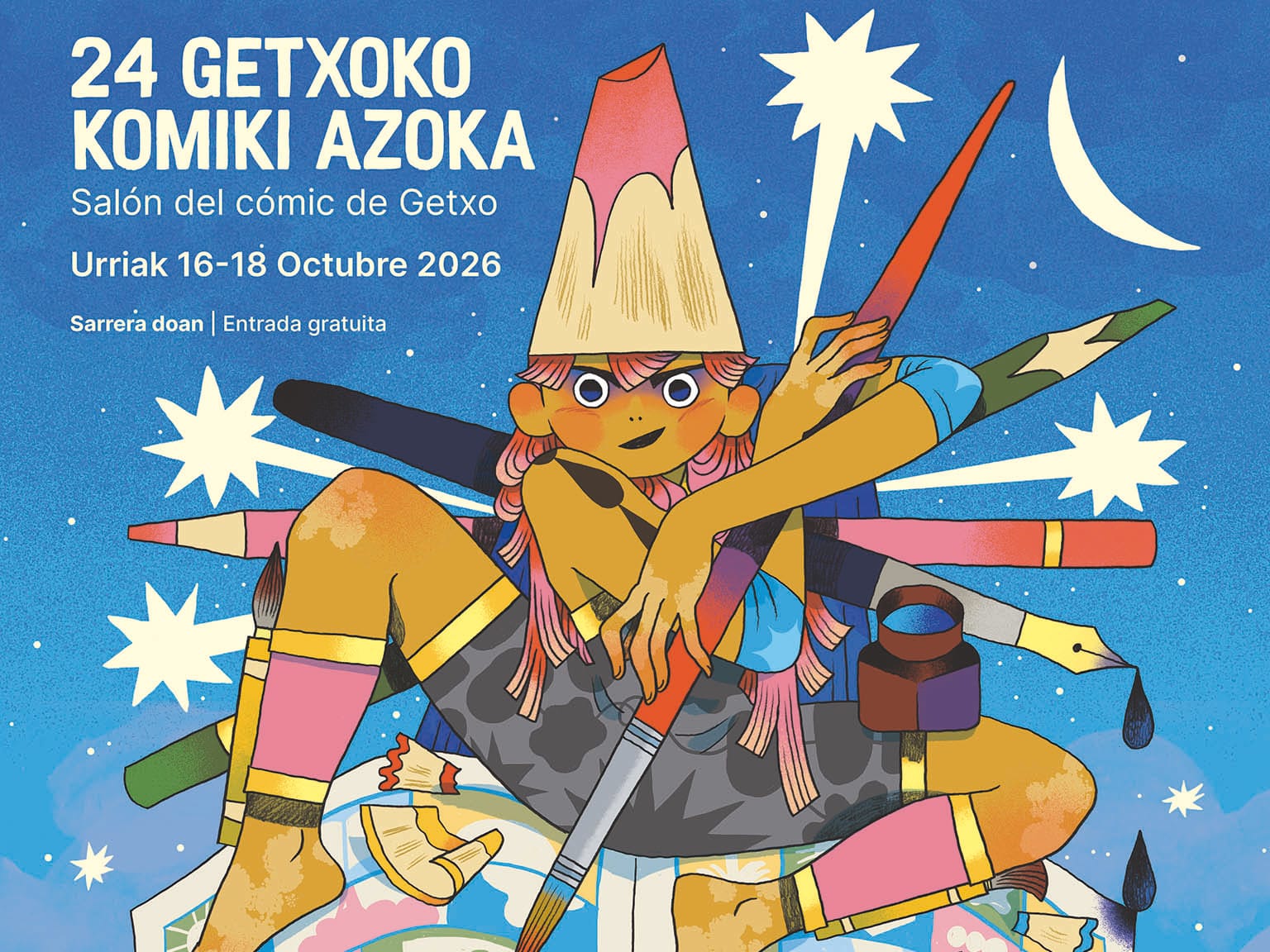La Getxoko Komiki Azoka vuelve del 16 al 18 de octubre