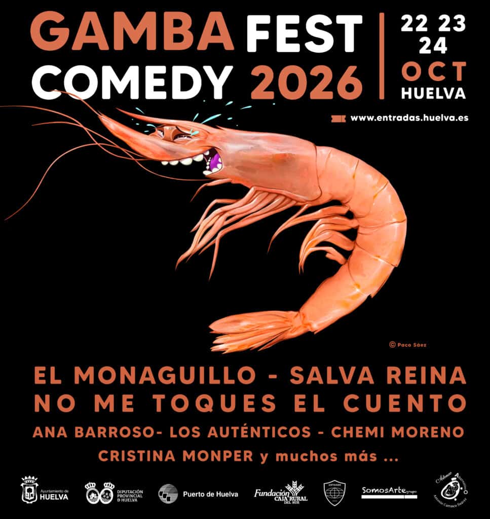 Gamba Fest Comedy 2026: tres días de humor en Huelva