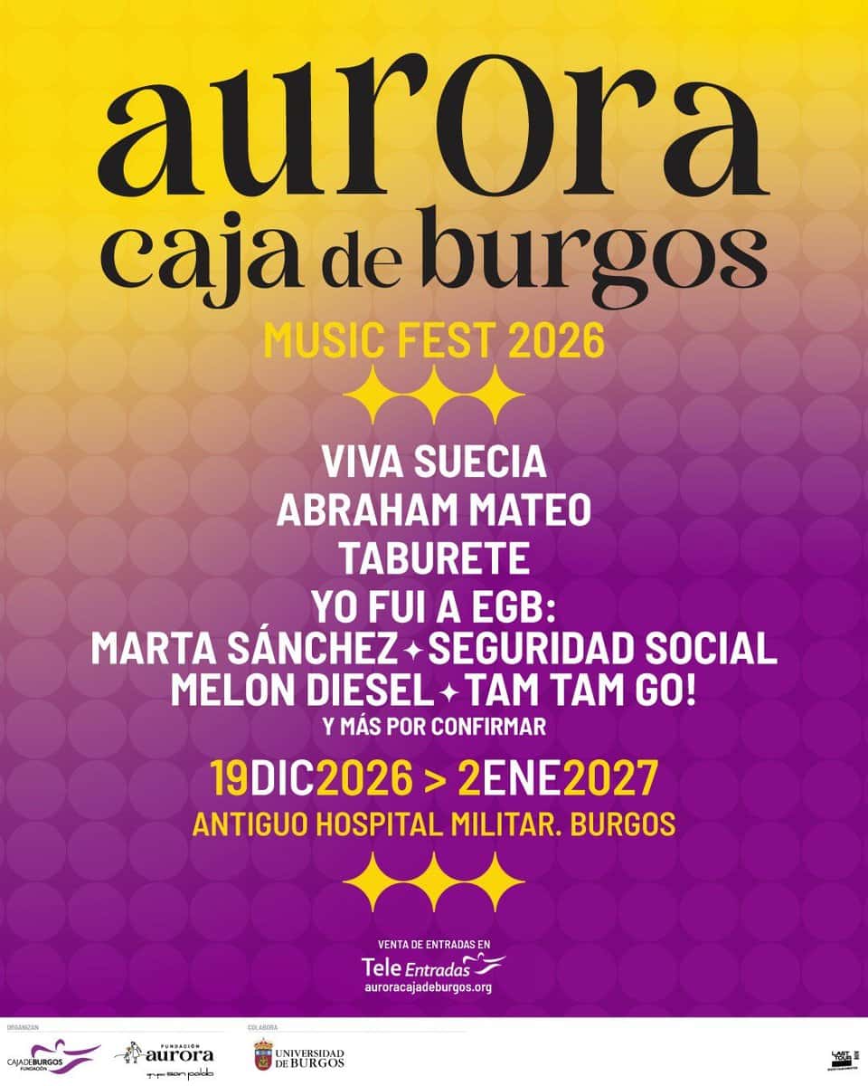 Aurora Music Fest: cartel navideño en el Hospital Militar