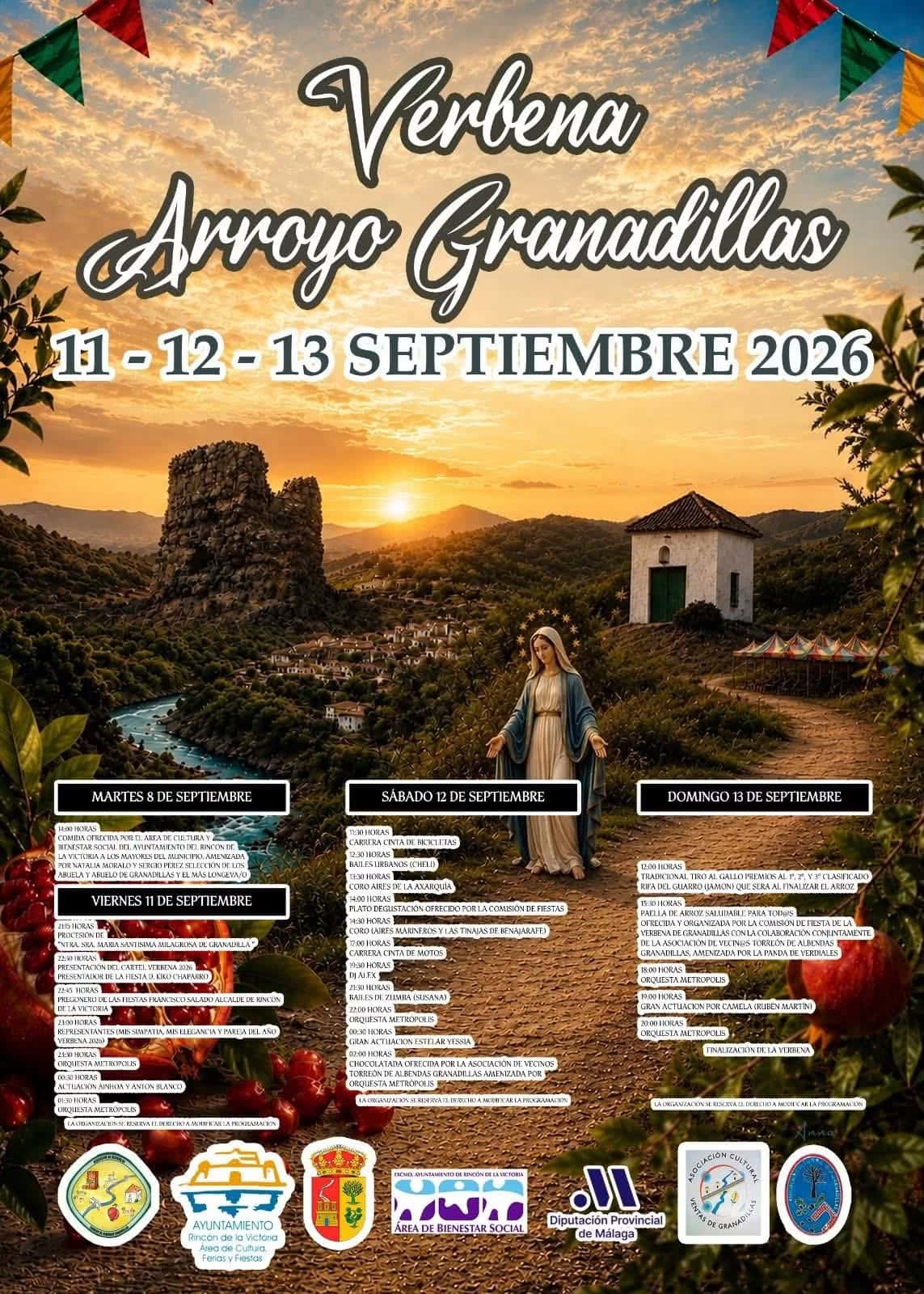 La Verbena de Granadillas: del 11 al 13 de septiembre