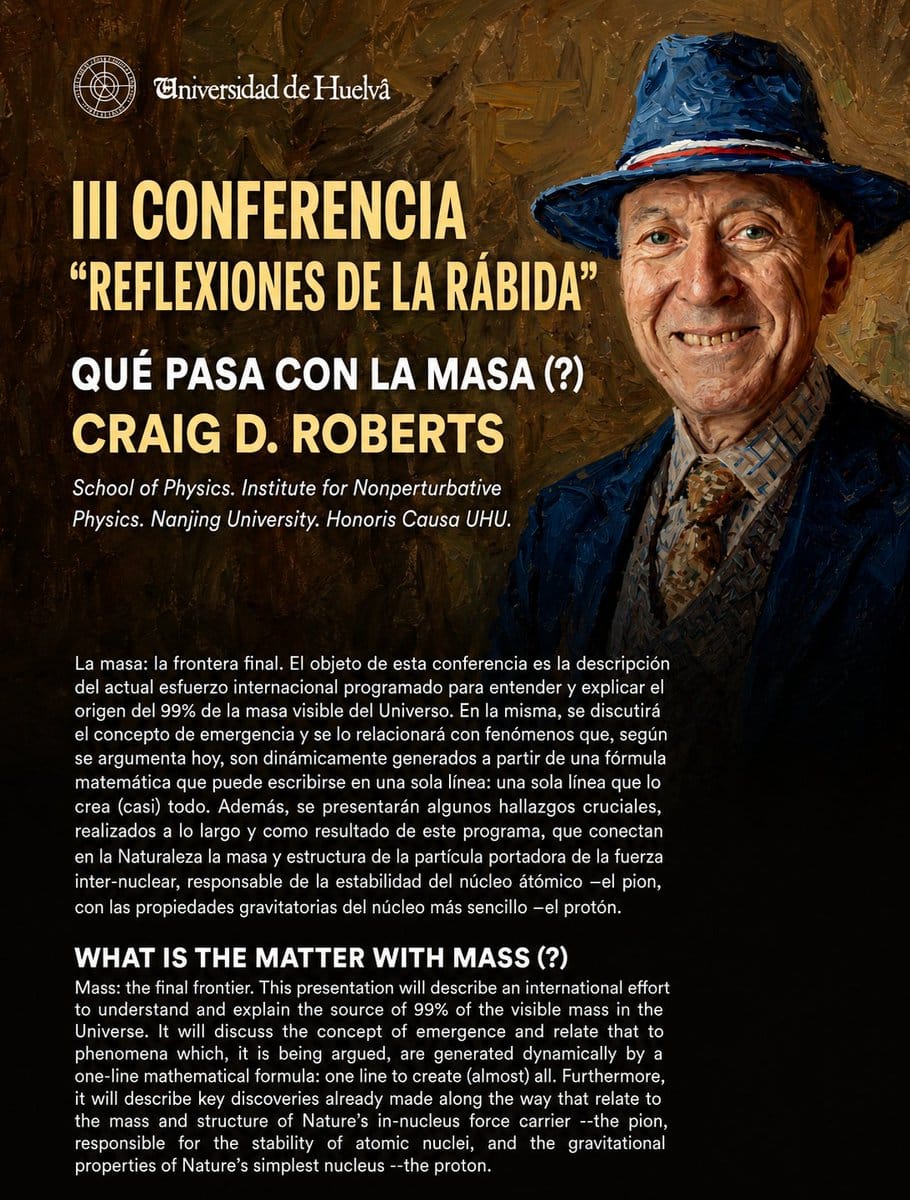 III Conferencia Reflexiones de La Rábida: ¿Qué pasa con la masa?