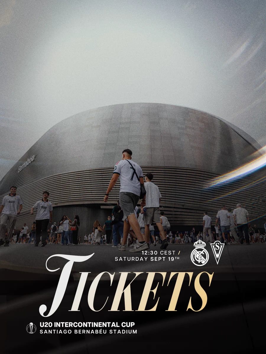 Real Madrid Juvenil A - Santiago Wanderers (Final de la Copa Intercontinental sub-20)