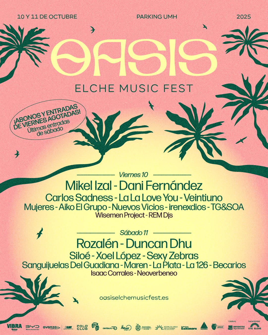 Viva Suecia y Lori Meyers en el Oasis Elche Music Fest