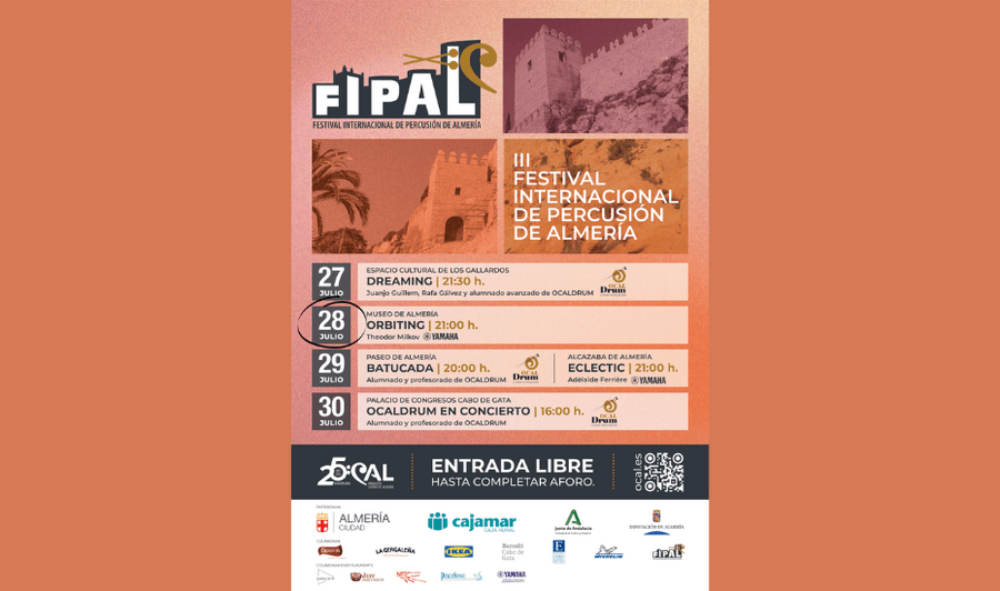 FIPAL 2026: cuatro días de percusión en Almería