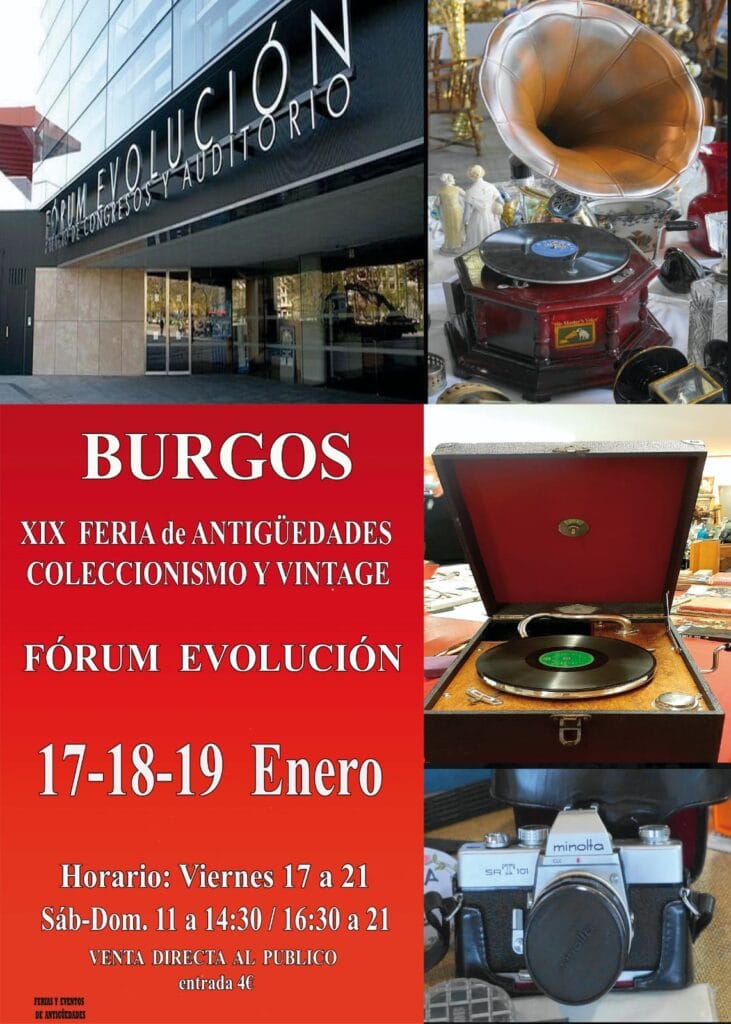 Mercadillos de antigüedades: tres citas en Burgos