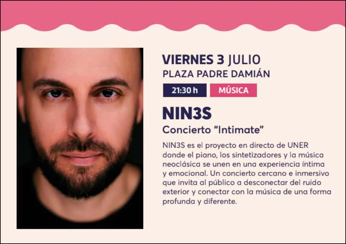 Concierto Intimate de NIN3S