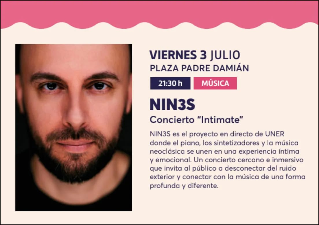 Concierto Intimate de NIN3S