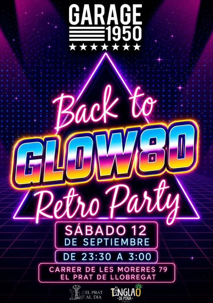 Los 80 aterrizan en El Prat con la Back to GLOW80