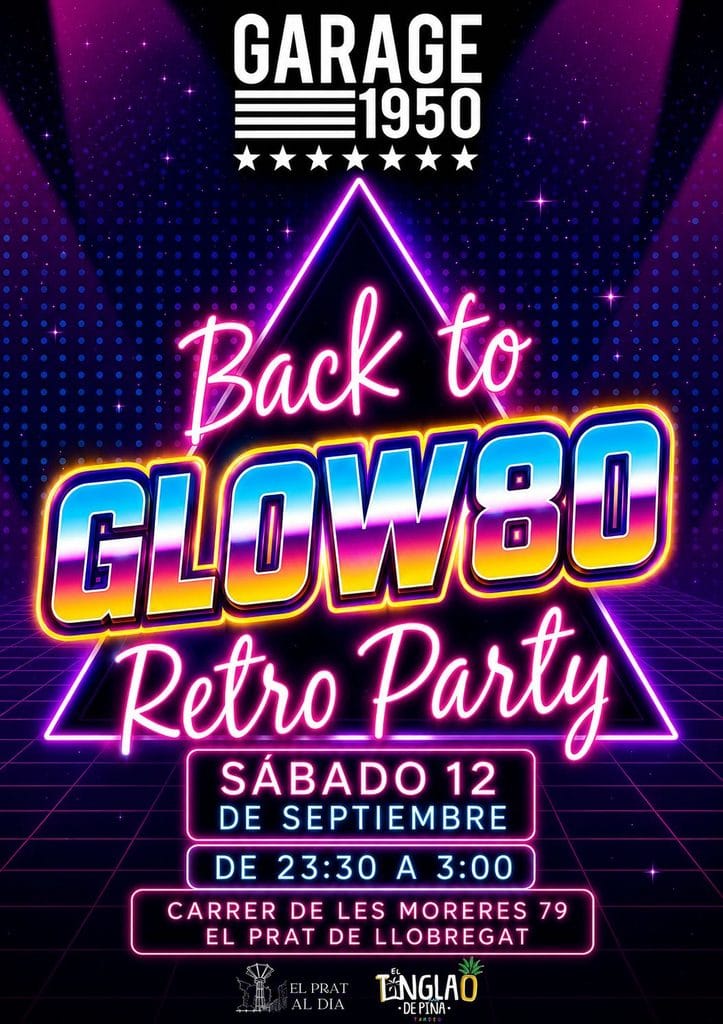Los 80 aterrizan en El Prat con la Back to GLOW80