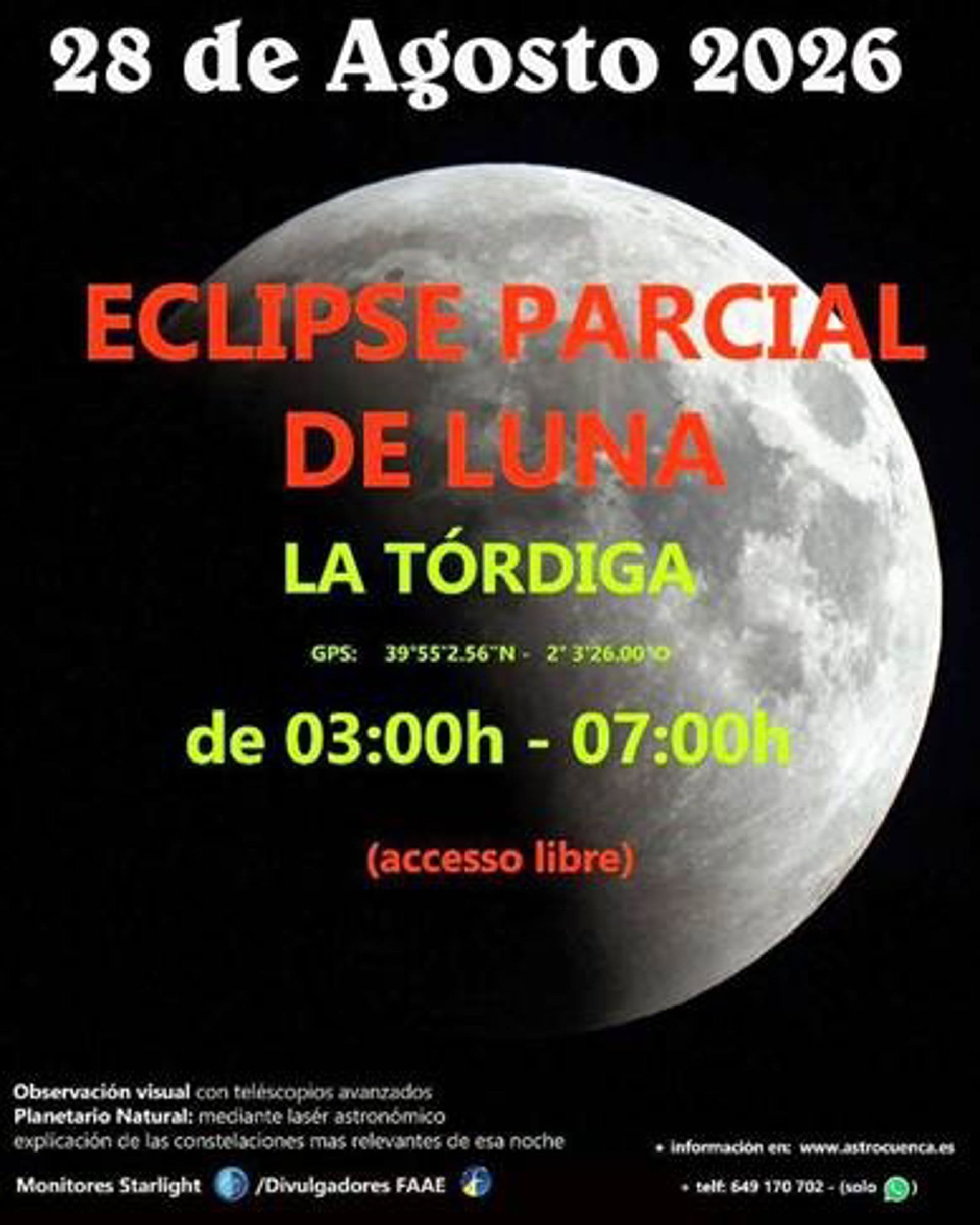 Eclipse parcial de Luna: cómo verlo en Cuenca