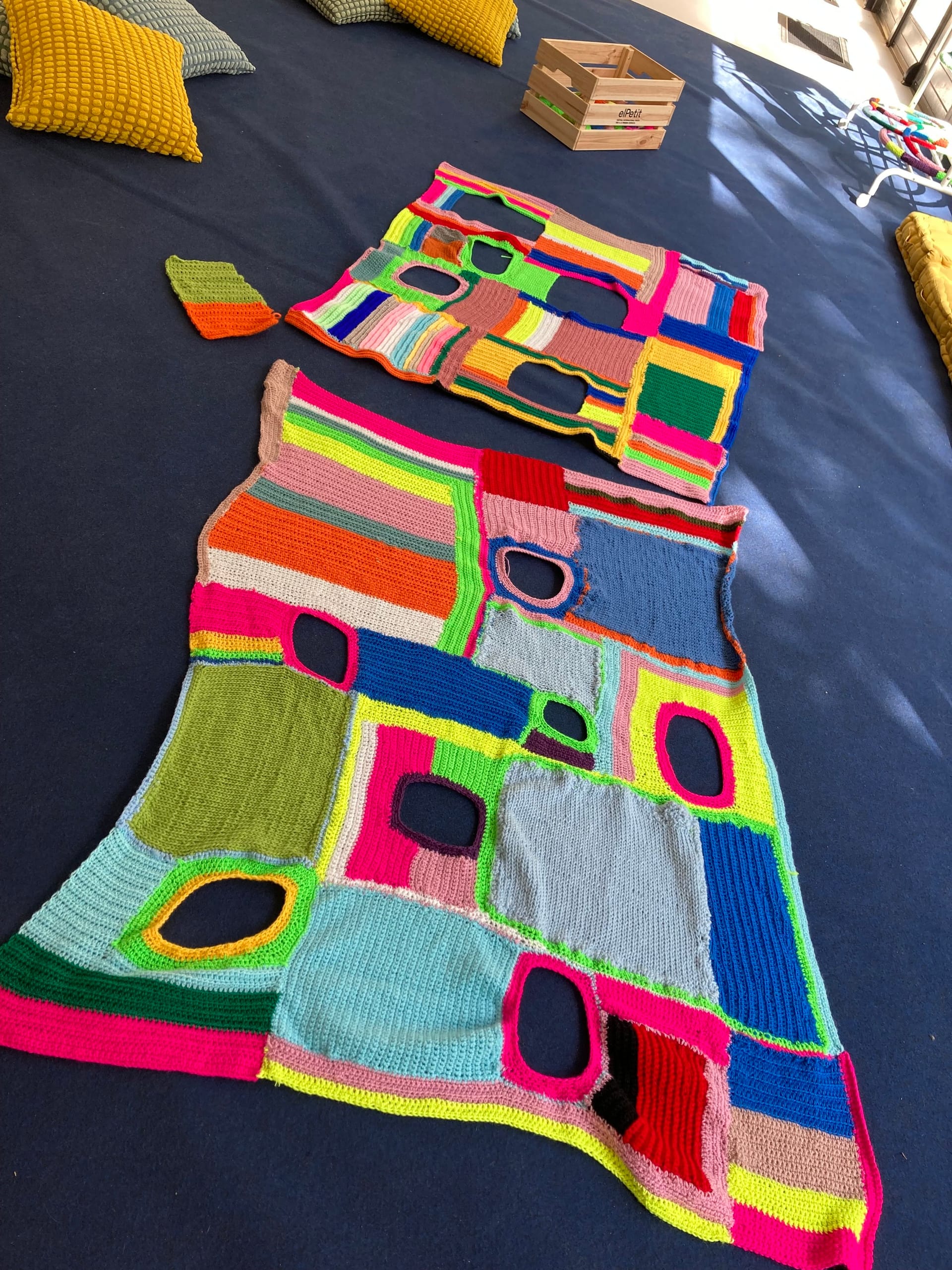 Un mundo de colores - Taller de cocreación de mural textil