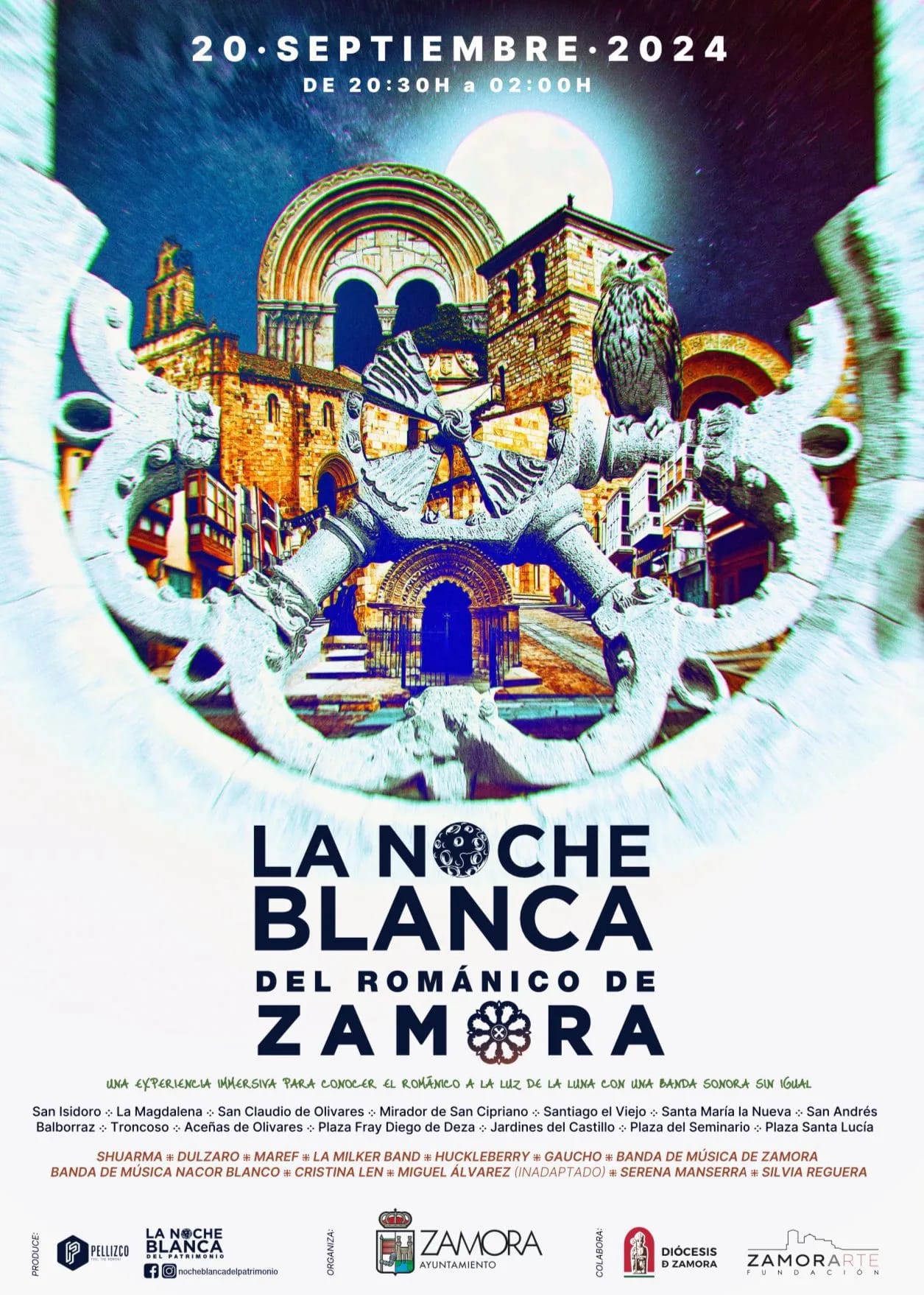 La Noche Blanca del Románico abre Zamora esta noche