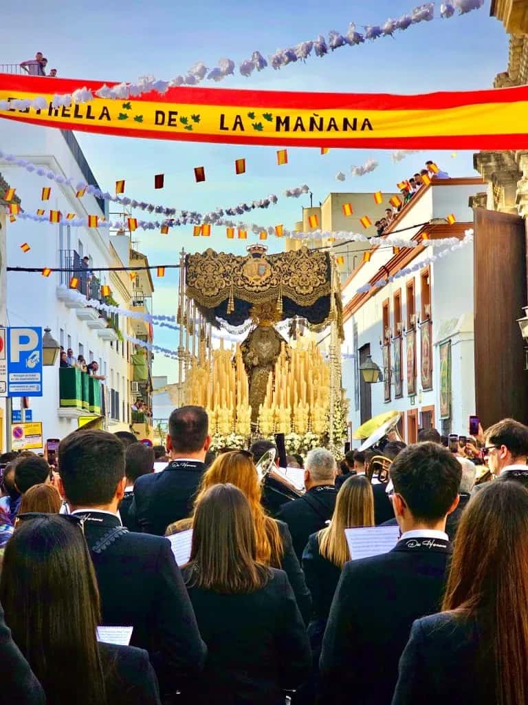 Estación de penitencia de la Hermandad de La Paz