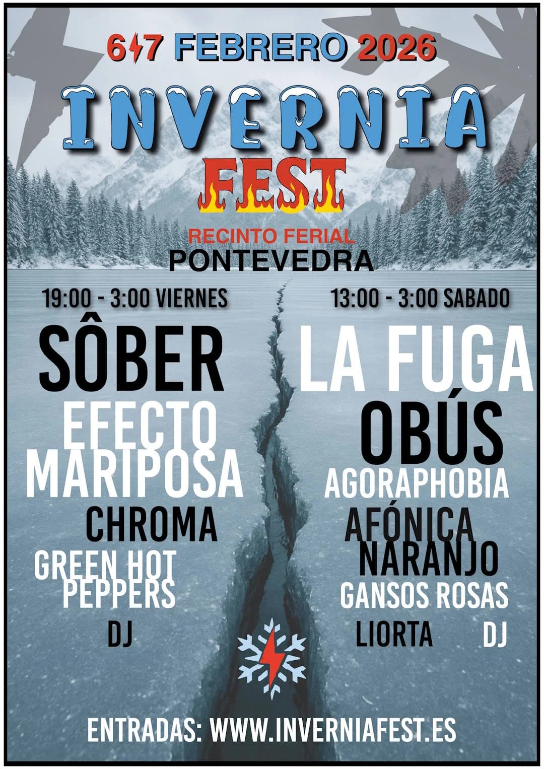 Invernia Fest: Guía del nuevo festival de rock en Pontevedra