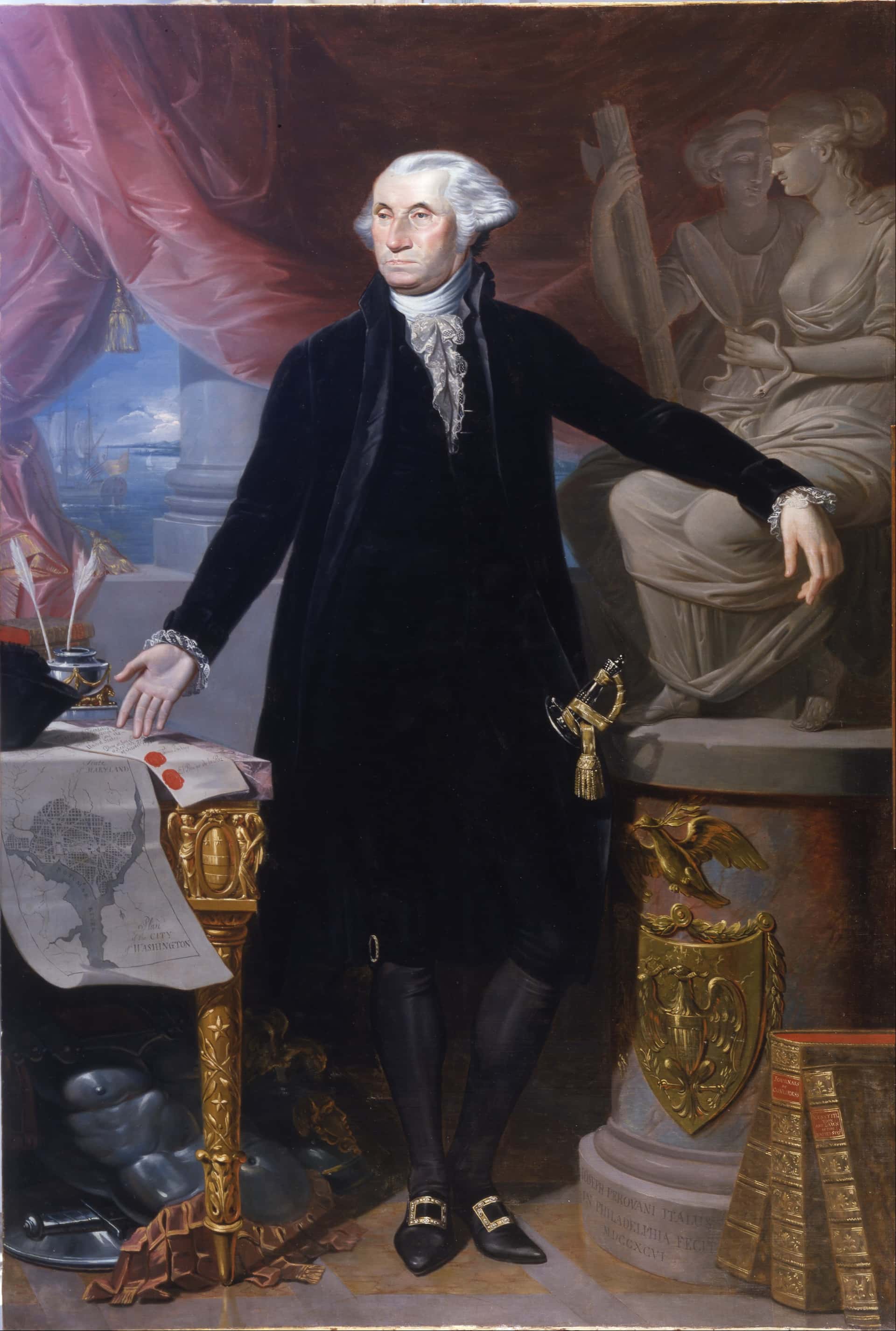 La huella estadounidense en Madrid. El retrato de George Washington