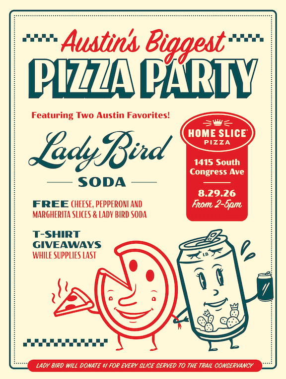 Austin's Biggest Pizza Party: free slices for a cause
