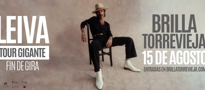 Leiva en Torrevieja: fecha, entradas y cómo llegar