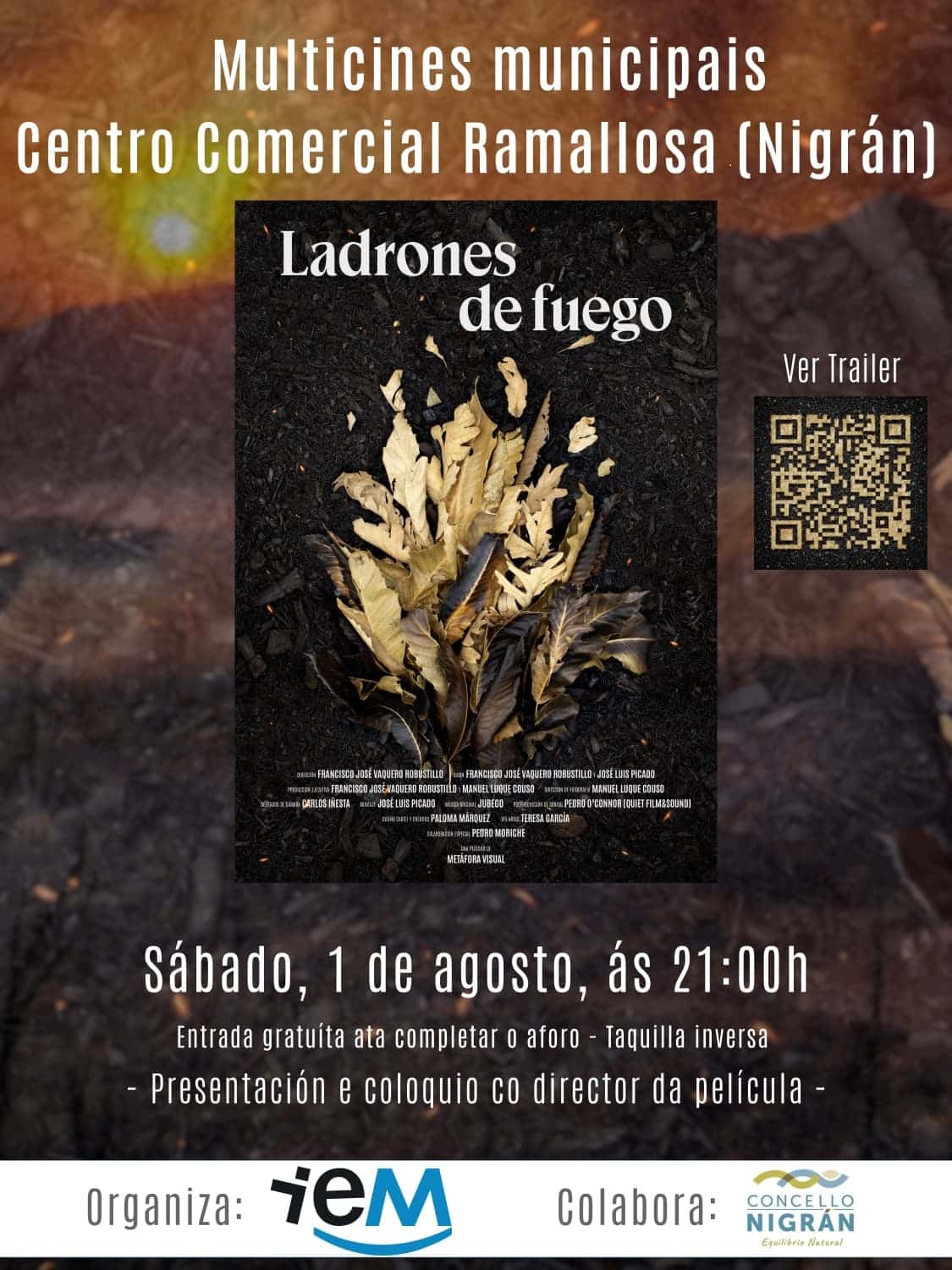 Proyección del documental 'Ladrones de fuego' de Francisco J. Vaquero