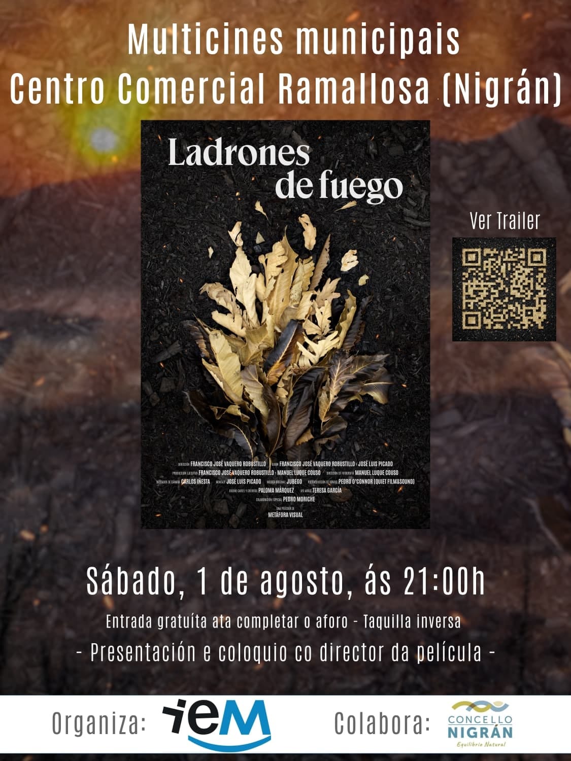 Proyección del documental 'Ladrones de fuego' de Francisco J. Vaquero