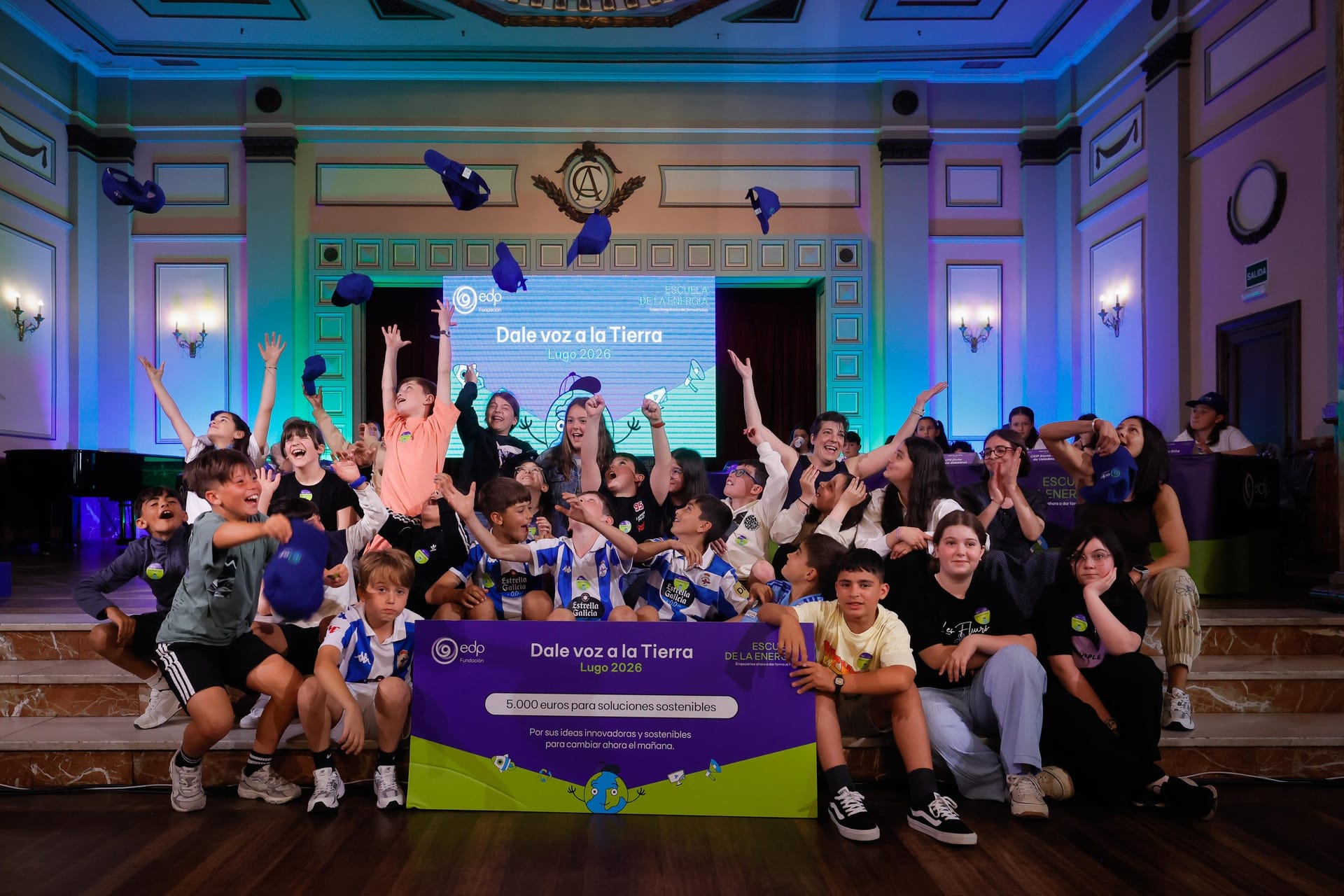 Gala de entrega de premios del concurso escolar 'Dale voz a la Tierra'