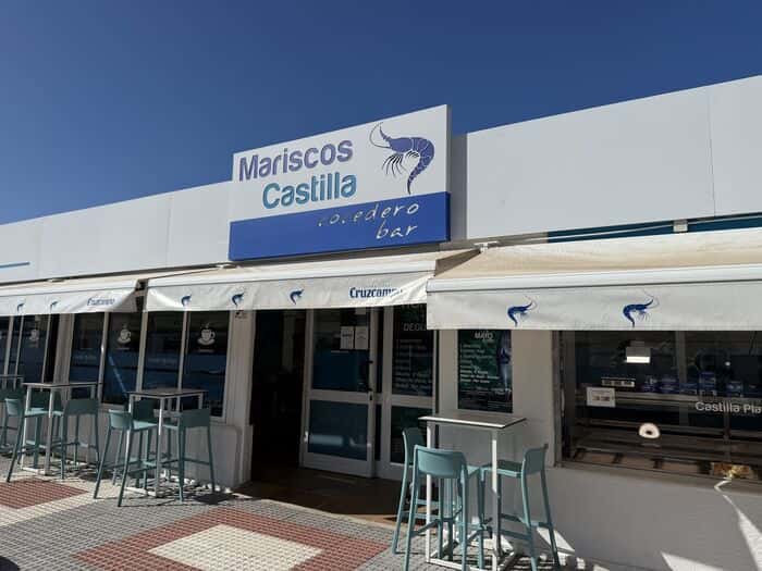 Mariscos Castilla Playa: marisco al momento en La Barrosa