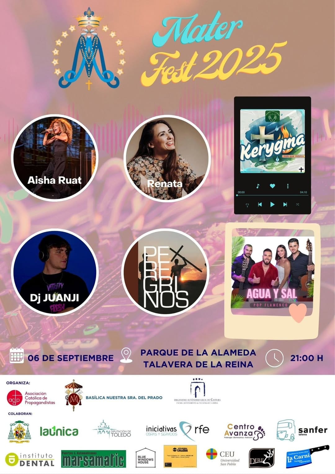 Mater Fest: música católica gratuita en La Alameda