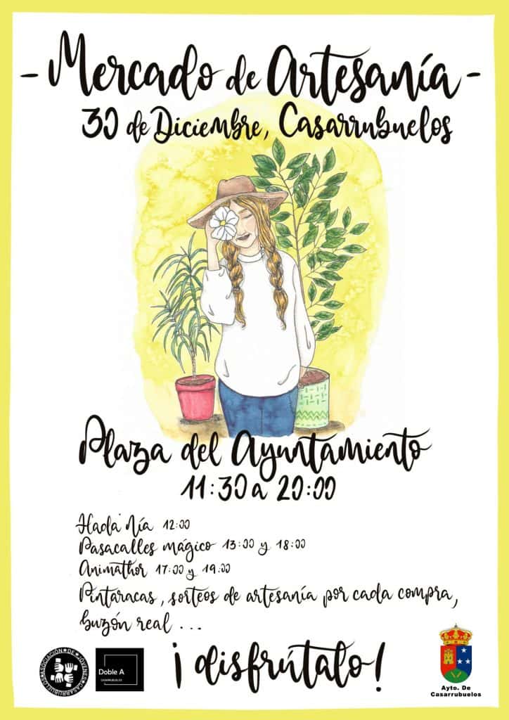 El mercadillo de artesanía de Casarrubuelos