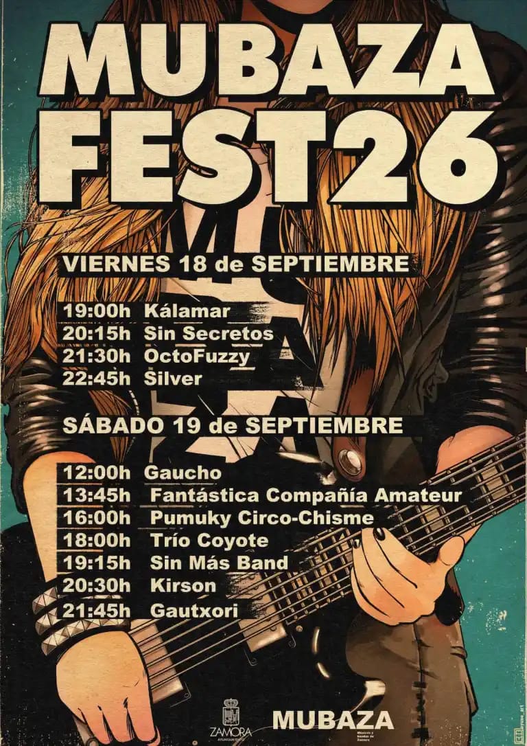 Mubaza Fest: diez bandas zamoranas en el parque