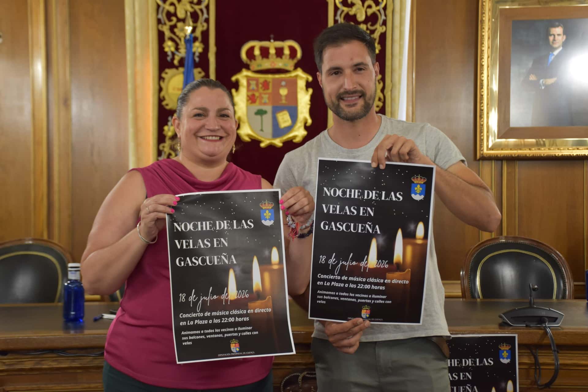 La Noche de las Velas ilumina Gascueña este verano