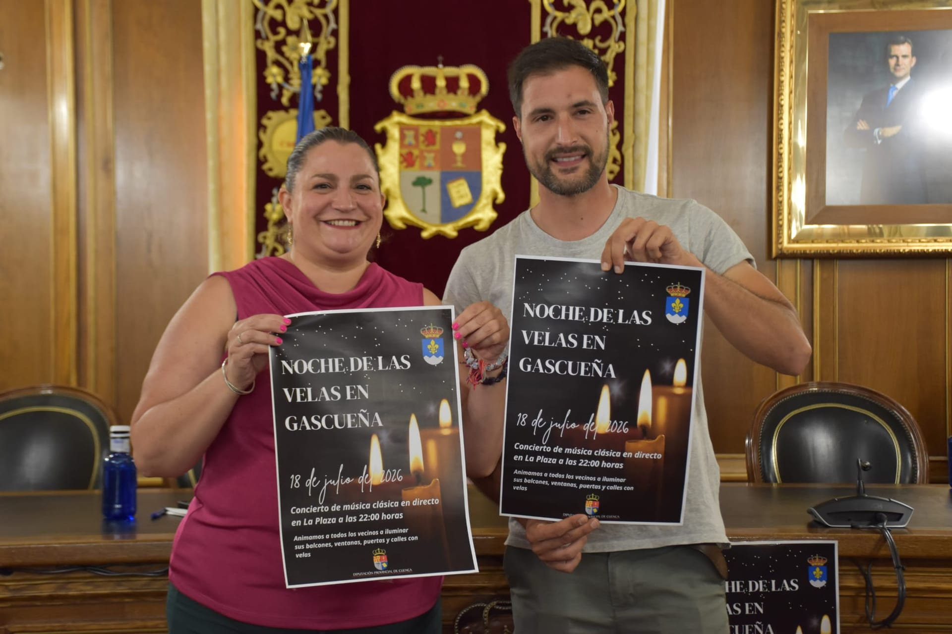 La Noche de las Velas ilumina Gascueña este verano