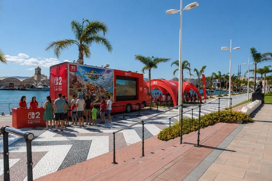 El Nintendo Switch 2 Tour pasó por el Moll dels Borja