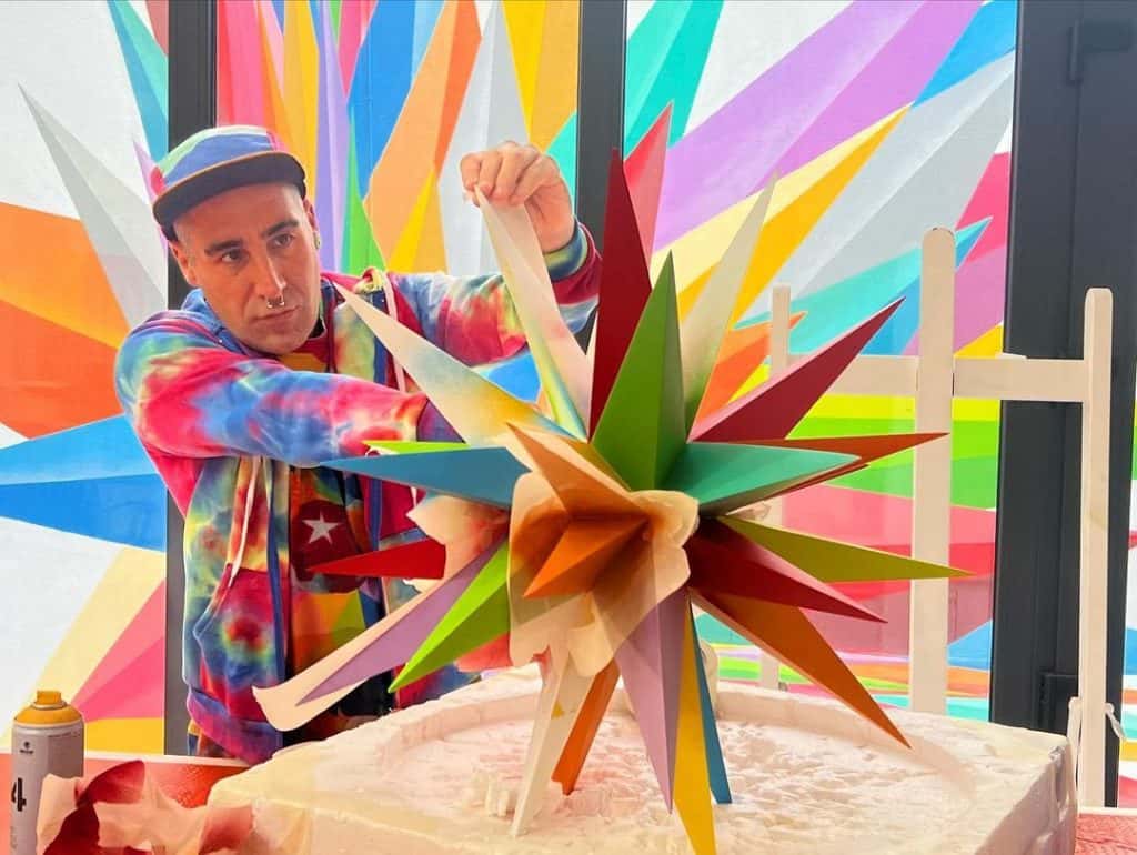 La UIMP inaugura la exposición de tres piezas de Okuda
