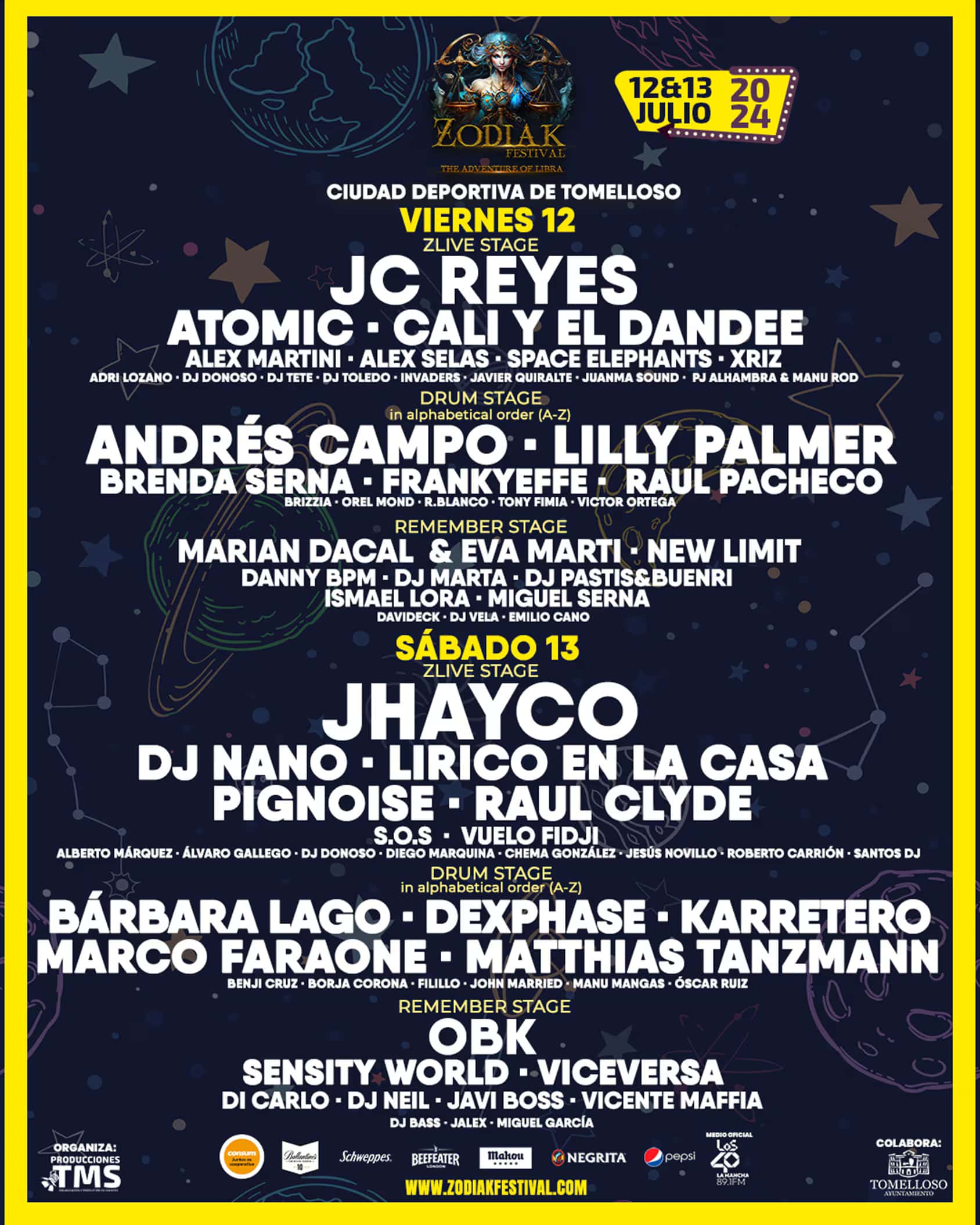 Guía del Zodiak Festival 2026 en Tomelloso