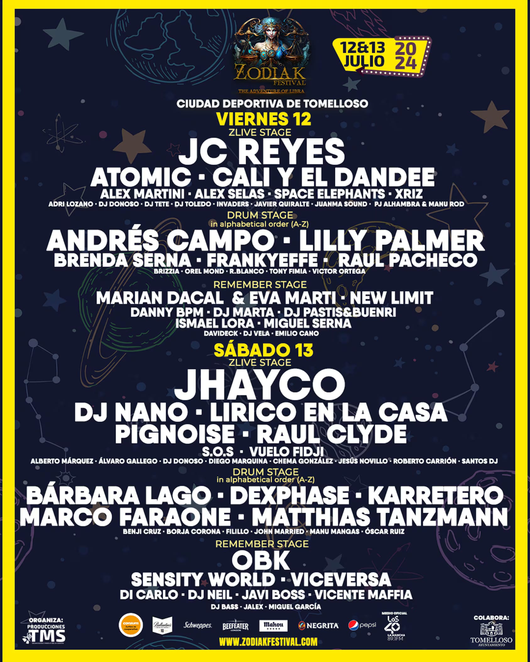 Guía del Zodiak Festival 2026 en Tomelloso