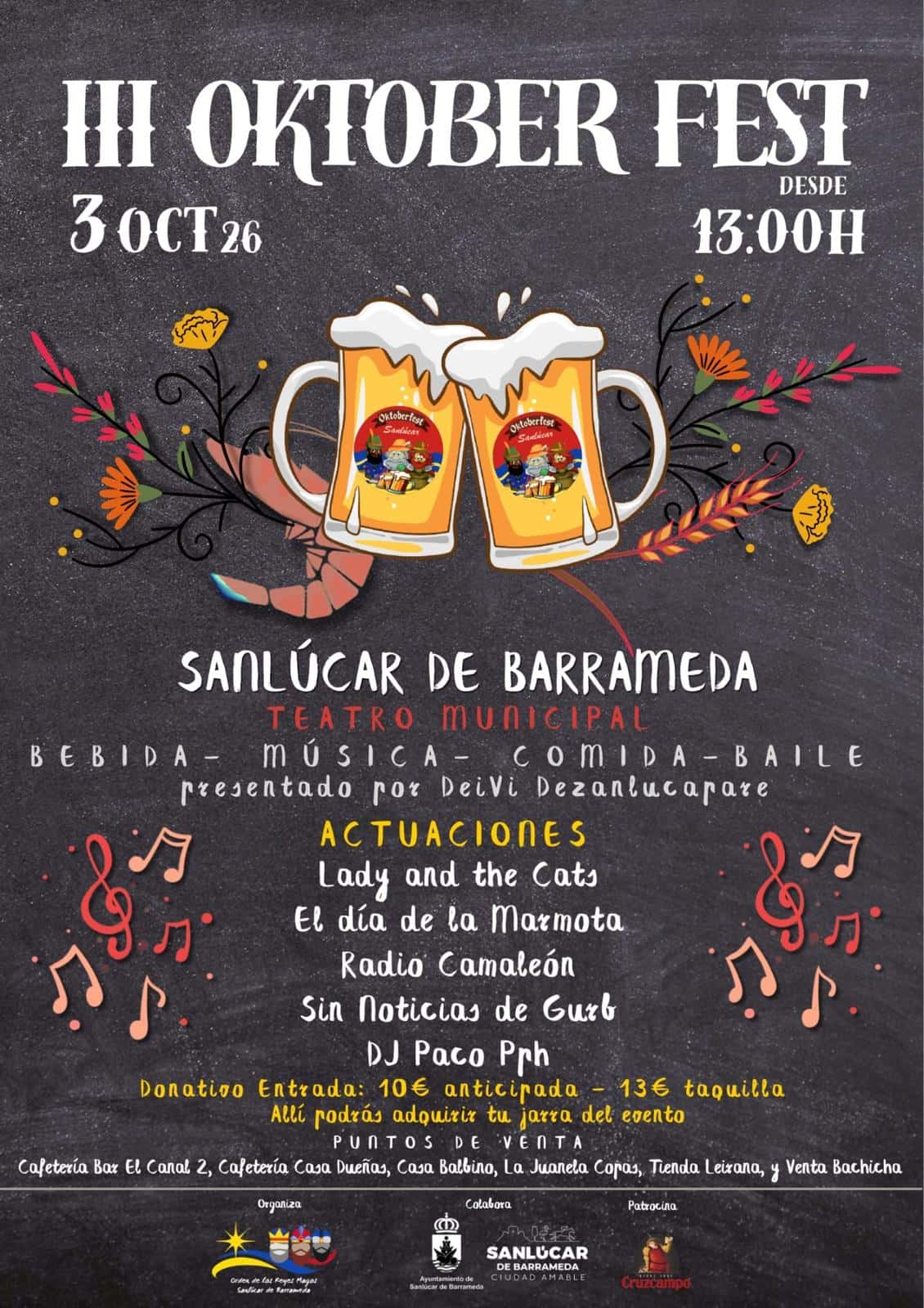 III Oktober Fest: cerveza y música por los juguetes
