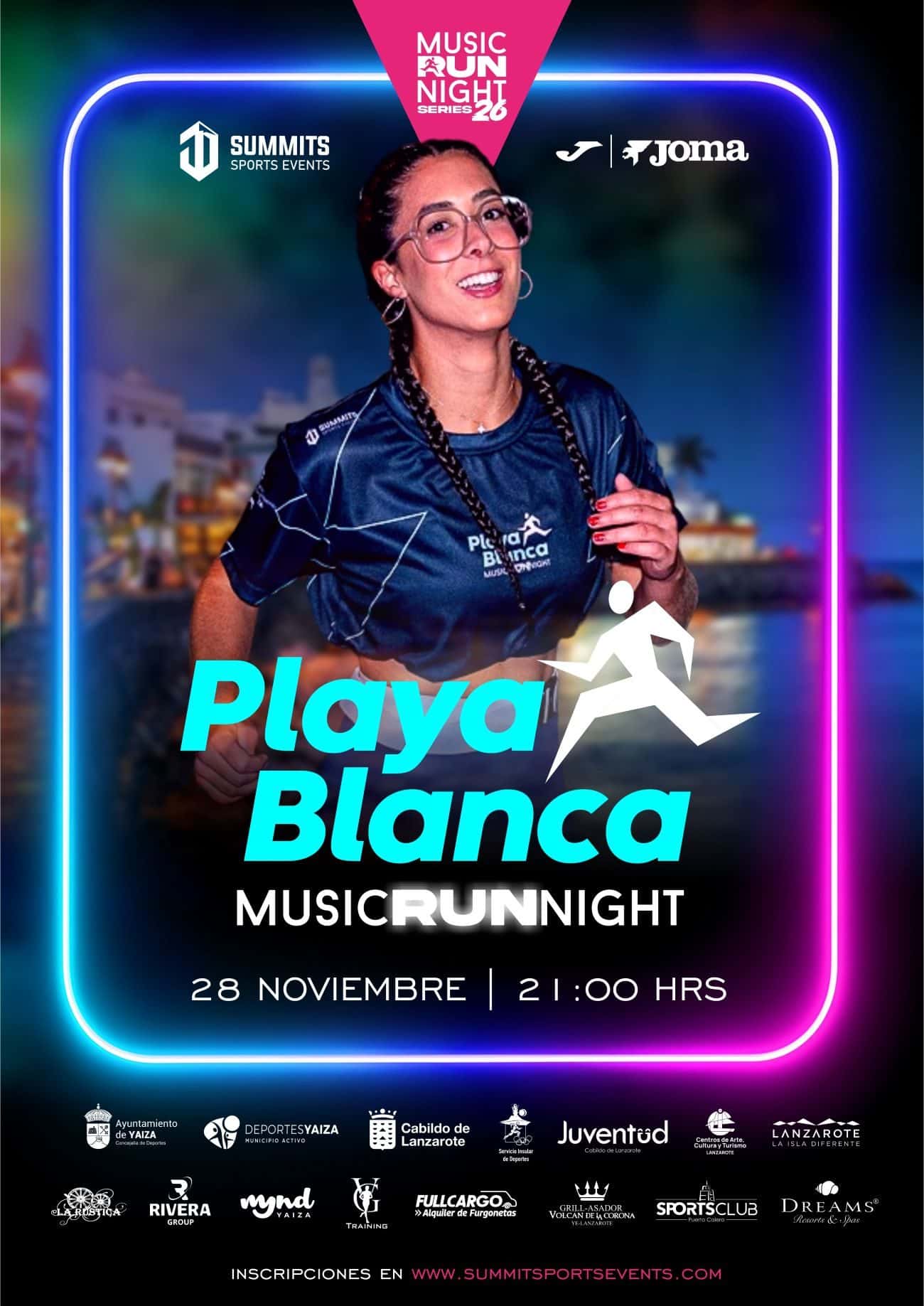Music Run Night: carrera nocturna en Playa Blanca