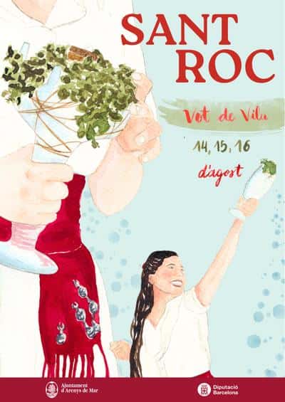 Sant Roc 2026: tres días de fiesta en Arenys de Mar