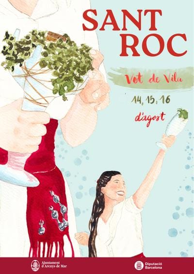 Sant Roc 2026: tres días de fiesta en Arenys de Mar