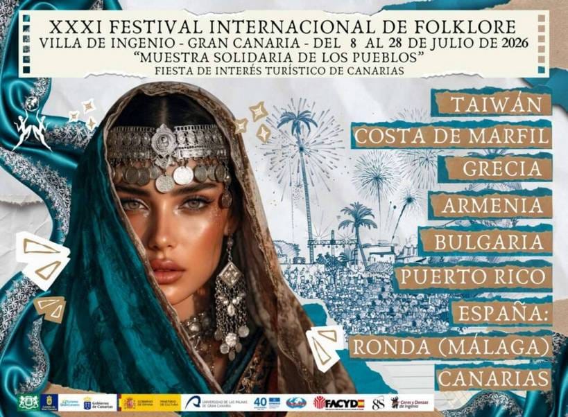 El festival de folklore que reúne ocho países en Ingenio