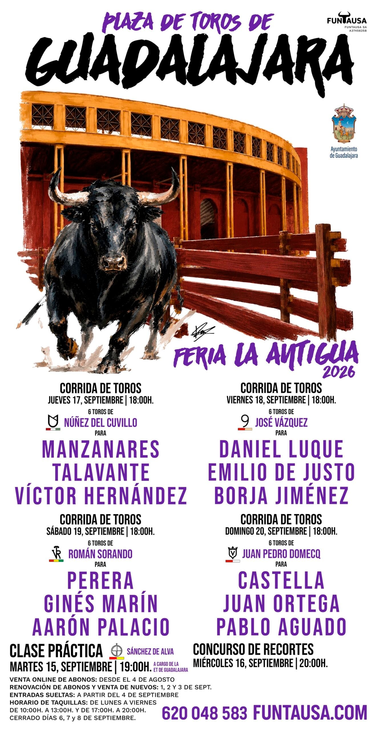 Feria Taurina de Guadalajara 2026: Carteles y fechas